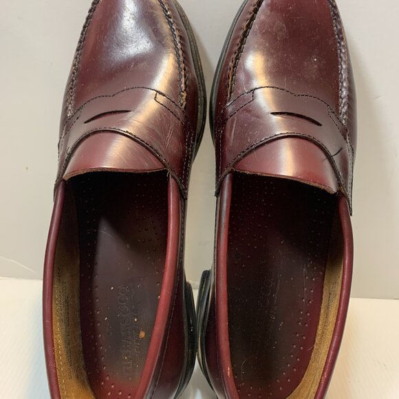 G.H. Bass & Co. Men\'s Burgundy Leather Penny Loafers main image 4